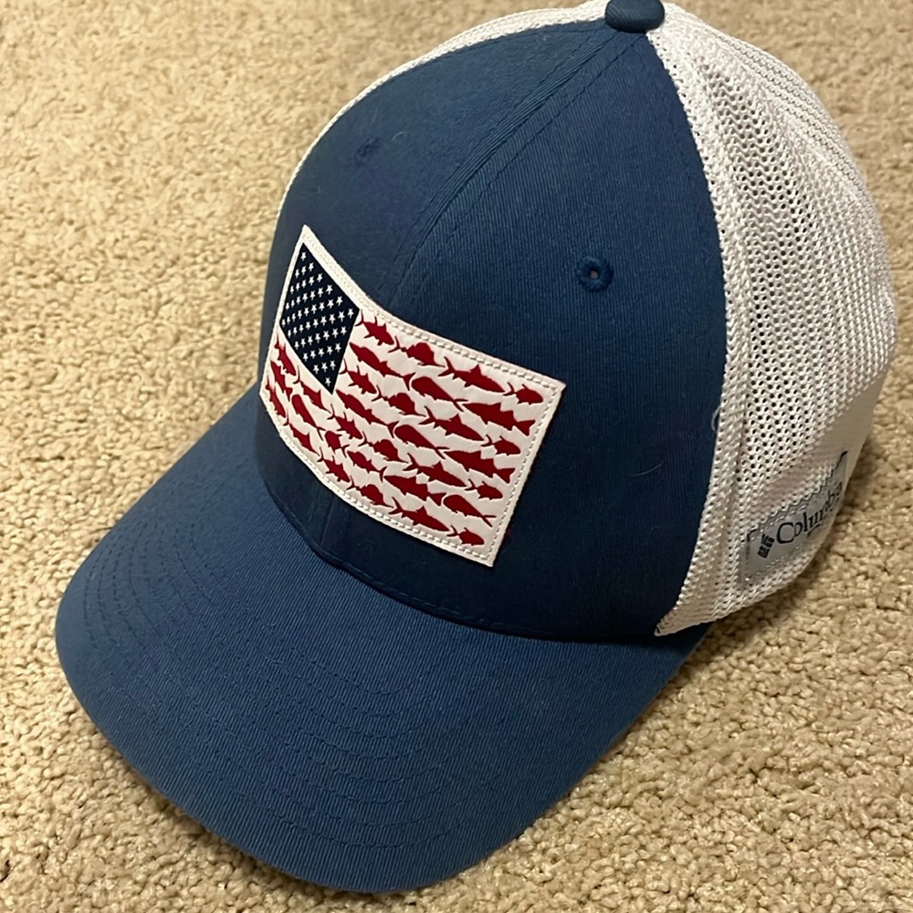 Columbia unisex performance fishing cap - small/medium. EUC